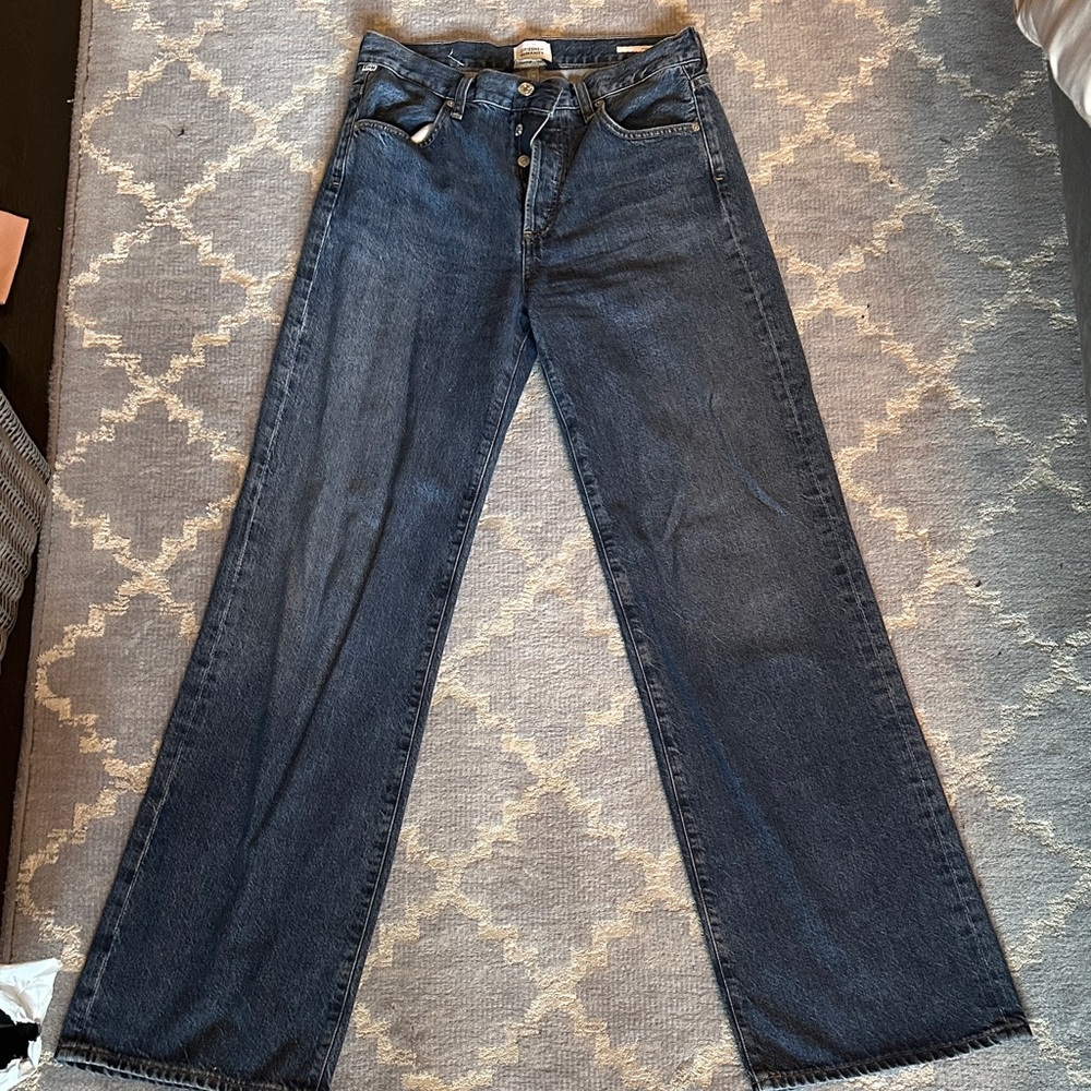 Citizens Of Humanity Dark Blue Flare Jeans